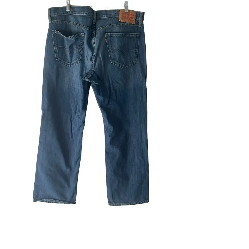 Levi's 559 Men's Size W36‎ L30 Medium Wash Blue Straight Leg Jeans
